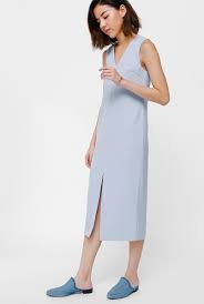 abney midi shift dress