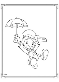 Pinocchio Coloring Pages Jiminy Cricket Disney Coloring Pages Cartoon Coloring Pages Disney Colors