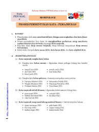 Cara diet lemon yang benar. Penggal 2 Proses Pembentukan Kata Pemajmukan Pdf