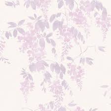 Wisteria Wallpaper In Lilac By Arthouse Eco Floral Wallpaper Wallpaper Project Wallpaper
