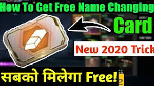 How to change name in free fire | free tricks 100% working get free name change card 2020. How To Get Free Name Change Card In Free Fire