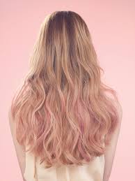 Vivi 246442 Pink Blonde Hair Hair Dye Tips Dip Dye Hair
