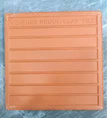 2X2 Feet Weatherproof Clay Flooring Tiles