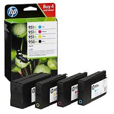 Genuine original hp 950xl 951xl c2p43ae multipack printer ink cartridges vat.inc. 4 Hp 950xl 951xl C2p43ae Schwarz Cyan Magenta Gelb Tintenpatronen Gunstig Online Kaufen Office Discount