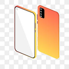 Mobile Phone Mockup With Sunset Colors Gradation Smartphone Mockup Phone Png And Vector With Transparent Background For Free Download Phone Mockup Mobile Phone Devices Design