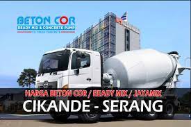 Harga beton cor ready mix perkubik tangerang selatan, bintaro, serpong, cilegon, serang, tambun, cikarang, karawang dan daerah. Harga Beton Cor Ready Mix Jayamix Cikande Serang 2021