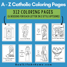 O virgin mother of god, mary immaculate, we dedicate and consecrate ourselves to you under the title…. Catholic Coloring Pages For A Z Set Of 312 Religious Coloring Pages