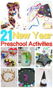 Preschoolers Are Too Young For Many New Year Festivities But They Can Celebrate A New Yea New Year S Eve Crafts New Years Activities New Year S Eve Activities