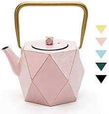Amazon Com Cast Iron Teapot Toptier Japanese Cast Iron Teapot With Infuser For Loose Leaf And Tea Bags Stovetop Safe Tea Pots Cast Iron Tea Pot Tea Kettle