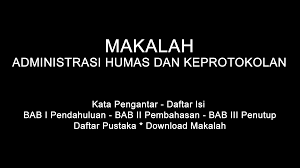 Bahan ajar otomatisasi tata kelola humas dan keprotokolan kurikulum 2013 2. Makalah Administrasi Humas Dan Keprotokolan Doc Pdf Download Contoh Makalah Lengkap