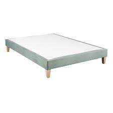 Sommier Deco Tapissier A Lattes Recouvertes Latte Bois Sommier Et Deco