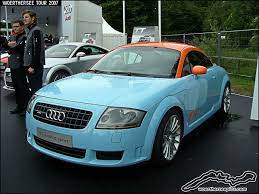 Blue And Orange Gulf Colour Audi Tt Quattro Sport At The Worthersee Tour 2007 Audi Tt Audi Mk1