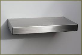 Premium grade stainless steel floating shelves add a clean, modern storage option to any home. Stainless Steel Floating Shelves Ideas Homes By Ottoman Stainless Metal Floating Shelves Greatest Choices