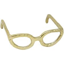 Glasses Sculpture Gold High Fashion Home Glasses Sculpture Gold Glasses