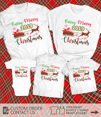 Family Christmas Shirt With Deer Matching Family Christmas