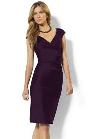 Lauren By Ralph Lauren Adara Stretch Satin Dress Nordstrom Stretch Satin Dress Purple Sheath Dress Dresses