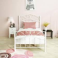 Upholstered headboard and footboard set. Haageep Twin Bed Frame With Headboard And Footboard Black Single Platform Bedframe With Storage No Box Spring Needed For Boys Girls Beds Frames Bases Home Kitchen Brilliantpala Org