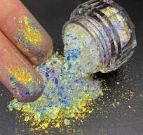 1*Nail Chameleon Glitter Flakes Multi-Chrome Holographic Nail Powder Iridescent Nail Polish Acrylic Pigment Ultra Thin Opal Dust - AliExpress 66