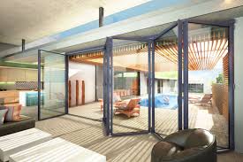 Opentec Fmf100 Systeme Pliant Pour Baie Vitree Avec Cadre Metallique Etanche Baie Vitree Baie Vitree Galandage Baie Coulissante