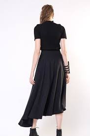 Minimalist punk rock women's plain faux leather high waist mini skirt by fashionsprout. Hight Waist Skirt Aesthetic Clothing Midi Skirt Black Etsy