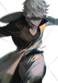 waka on twitter 白夜叉 銀月 銀魂 イラスト