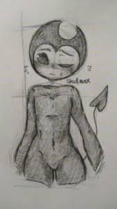 Cute Bendy And The Ink Machine Human Drawing Drawings