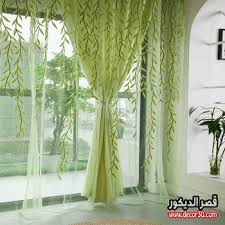 صور ستائر شيفون ايطالية مودرن بسيطة Curtains Of Chiffon قصر الديكور