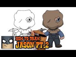 Maybe you would like to learn more about one of these? How To Draw Jason Voorhees Sackhead Friday The 13th Part 2 Youtube Jason Drawing Cartooning 4 Kids Drawing Tutorial Easy