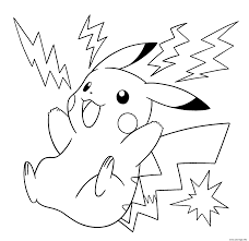 Coloriage Pokemon Pikachu Electrique A Imprimer Dessin Pokemon A Imprimer Coloriage Pokemon Coloriage Pokemon A Imprimer