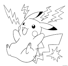 Ce jeu flash, jouable en plein écran, est dans la catégorie des jeux de coloriage, jeux de pokemon. Coloriage Pokemon Pikachu Electrique A Imprimer Pokemon Malvorlagen Malvorlagen Pikachu Zeichnung