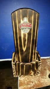 Bottle Opener With Cap Catcher Burn Pressure Treated Wood Pressure Treated Wood Wood Projects Cap Catcher