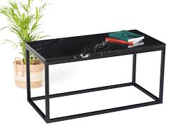 Resin table „ full moon „ with silver pigment,height app. Black Marble Coffee Table Natural Marble Table Top Art Deco Etsy