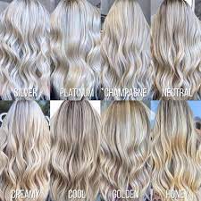 The slightly blue cast in these blonde shades will counteract ruddiness in the skin. Top Hair Color Trends Ideas You Must Try Blonde Hair Shades Champagne Blonde Hair Hair Color Trends