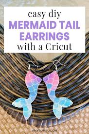 .svg for cricut,monogram mermaid,monogram svg,monogram svg file,cricut designs,silhouette designs!this listing is for a digital download that contains a zipped folder that includes a svg for ✓also check out my huge list of free svg cut files from around the web for cricut and silhouette. Easy Cricut Diy Mermaid Tail Earrings Amy Romeu