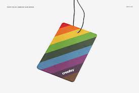 Car Air Freshener Mockup Set Car Air Freshener Corporate Brochure Cover Air Freshener