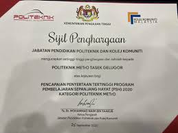 Politeknik metro tasek gelugor no. Politeknik Metro Tasek Gelugor On Twitter Terima Kasih Diucapkan Atas Penghargaan Yang Diberikan Politeknikmsia