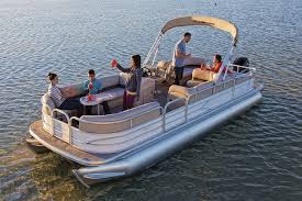 Buying your first pontoon boat is one of the most exciting things you can do. Outboard Pontoon Boat Party Barge 24 Xp3 Sun Tracker Tri Tube Ski 12 Person Max