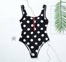 Buy New Red White Blue Striped Swimwear One Piece Swimsuit Women Zipper Monokini Swimsuit Sport Bodysuit Beach Bathing Suit At Affordable Prices Free Shipping Real Reviews With Photos Joom