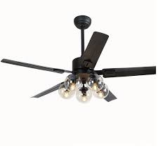 Around 42.5 when blades extend, and around 20 when closed. Modern Black Vintage Ceiling Fan With Lights Remote Control Ventilador De Techo 220 Volt Bedroom E27 Bulb Ceiling Light Fan Lamp Ceiling Fans Aliexpress