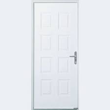 Porte d entrée en acier. Porte D Entree Acier Bel M Leslie 1 Vantail Ouverture A La Francaise