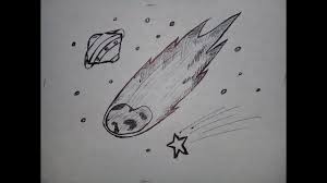 Video del momento exacto en el que un meteorito entra a la tierra. Dibujo De Un Meteoro Paso A Paso Youtube