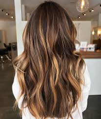 If you love cute medium hairstyles with bangs than this is a great style for you to try! 30 Hottest Trends For Brown Hair With Highlights To Nail In 2021