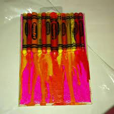 Melted Crayon S Melting Crayons Rose Art Crayon