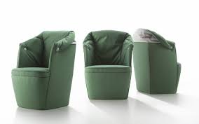 Made in the usa, this armchair measures 34.5 h x 28 w x 30 d overall with a 250 lbs. Small Bucket Armchair In Leather Or Fabric Idfdesign