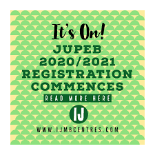 Jupeb 2020 2021 Registration Commences Apply Now Jupeb In 2020 Examination Board National Examination How To Apply