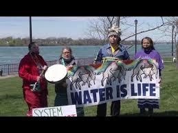 Agnes Williams & Members of the Seneca Nation Support Erie County  #ClimateAction.