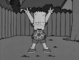 Black And White Profile Pictures Animated Bart Simpson Black And White Google Search Cartoon Pics The Simpsons Vintage Cartoon