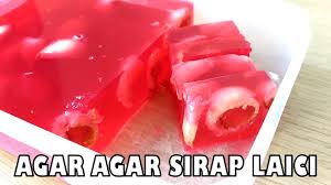 Cantik berkilat, meriah dengan buah. Agar Agar Sirap Laici Mudah Menggunakan 5 Bahan Sahaja Syrup Lychee Jelly Youtube