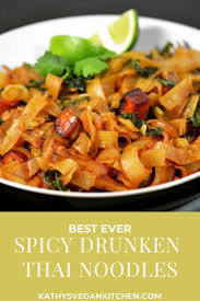 Vegan Drunken Noodles Vegetarian Drunken Noodles Recipe Print Now Recipe Vegan Pasta Dish Whole Food Recipes Drunken Noodles