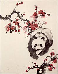 Spring Panda By Dragon Koi On Deviantart Panda Art Panda Painting Panda Tattoo